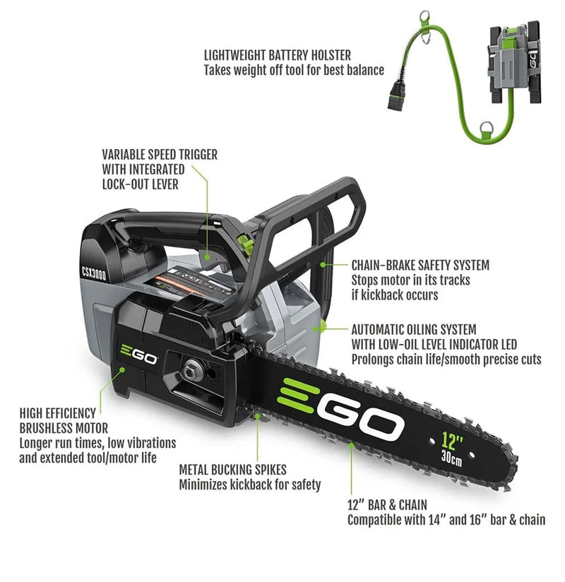 Ego POWER+ Commercial Series Top-Handle Chainsaw