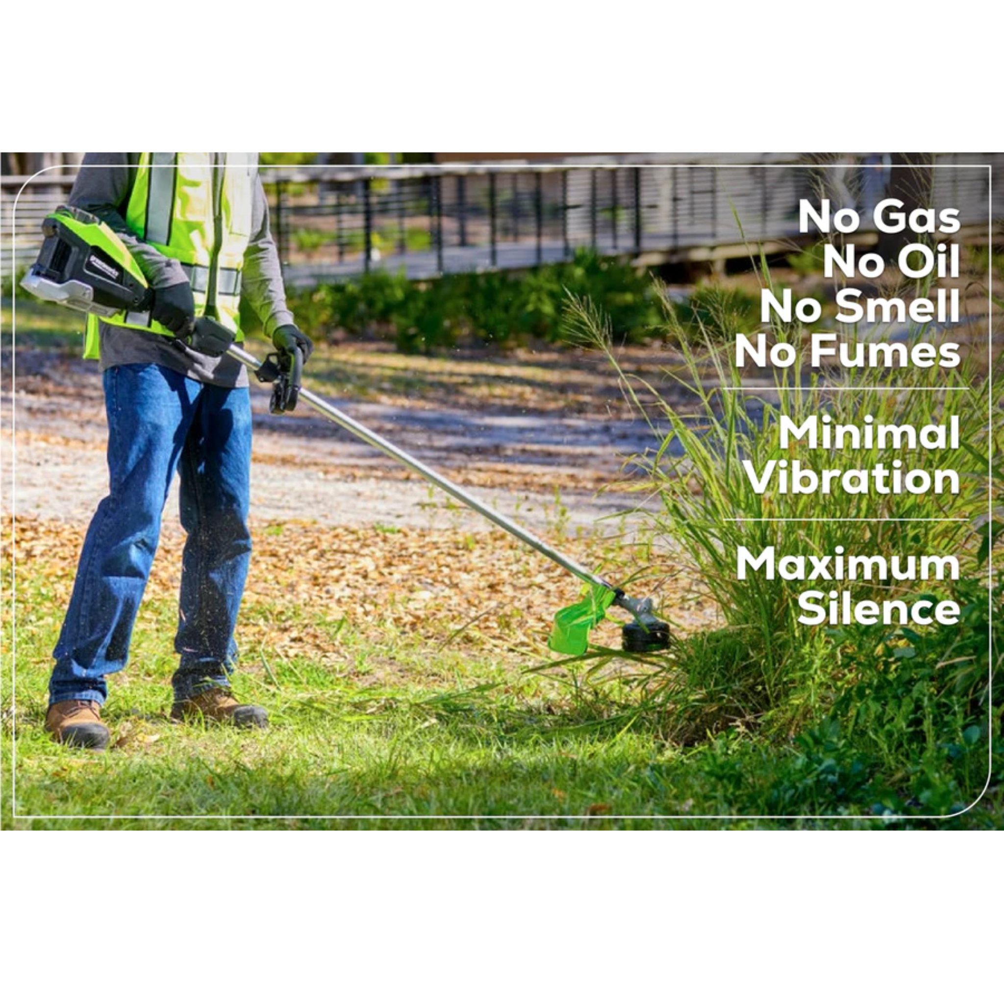 Greenworks Optimus 82V 1.6 kW String Trimmer With (1) 4 Ah Battery and Dual Port Charger | ST161-4DP