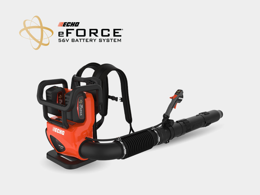 Echo 56V Backpack Blower with 5.0AH Battery & Dual Rapid Charger DPB5800TD2