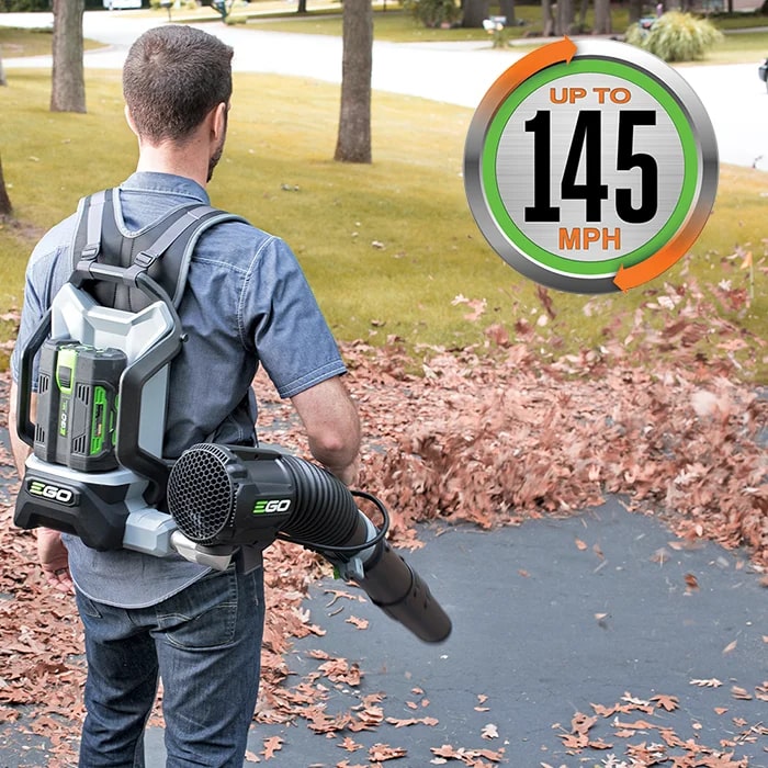 Soplador de mochila EGO Commercial Power+ de 600 CFM