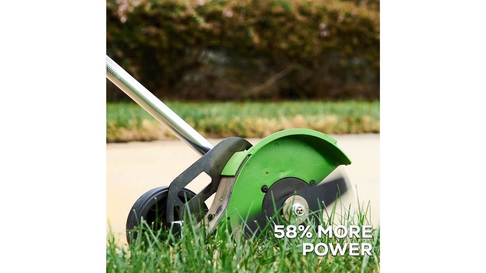 Greenworks 82V Edger with 4Ah Battery and Dual Port Charger (82ES15-4DP)