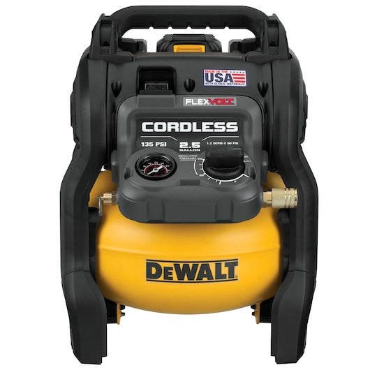 DEWALT DCC2560T1 60V MAX FLEXVOLT 2.5 Gallon Cordless Air Compressor Kit